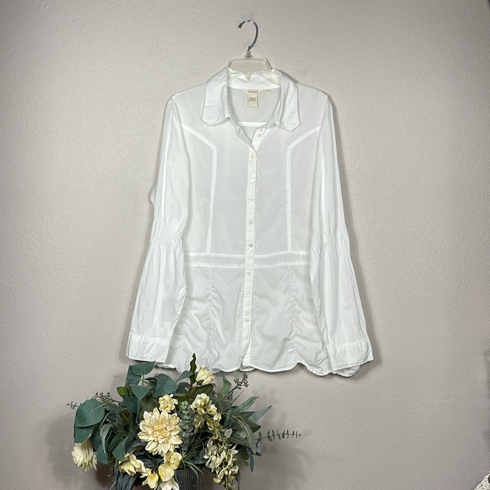 Sundance White Button Down Shirt